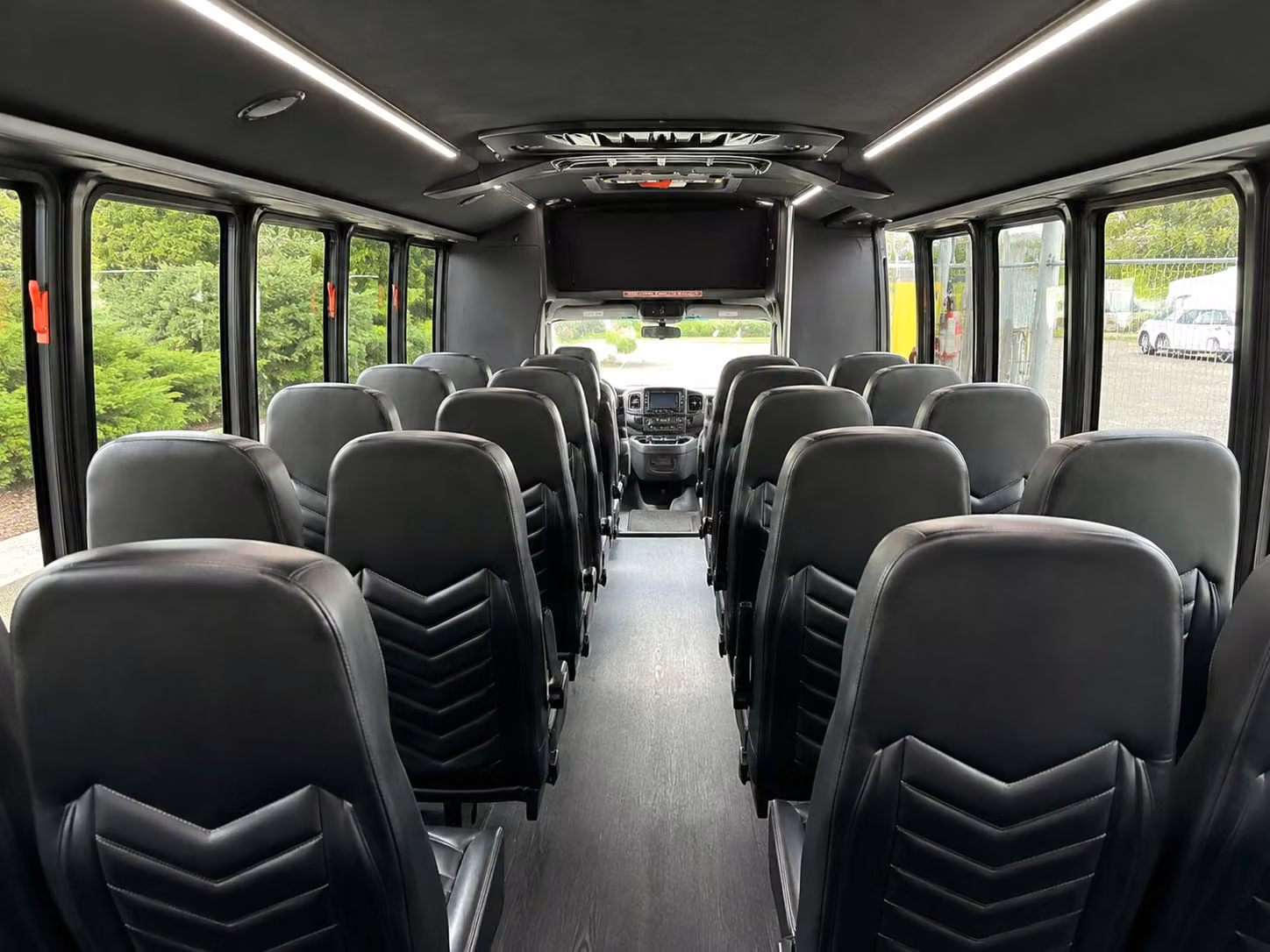 15 passenger minibus inside