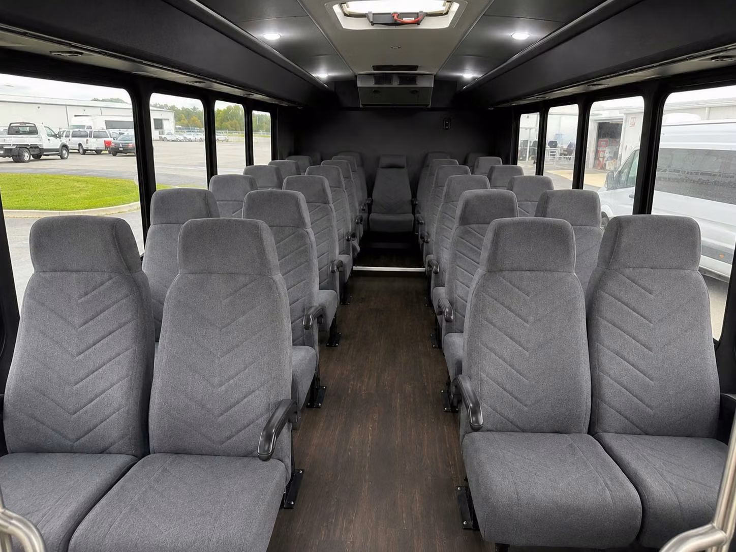 15 passenger minibus interior