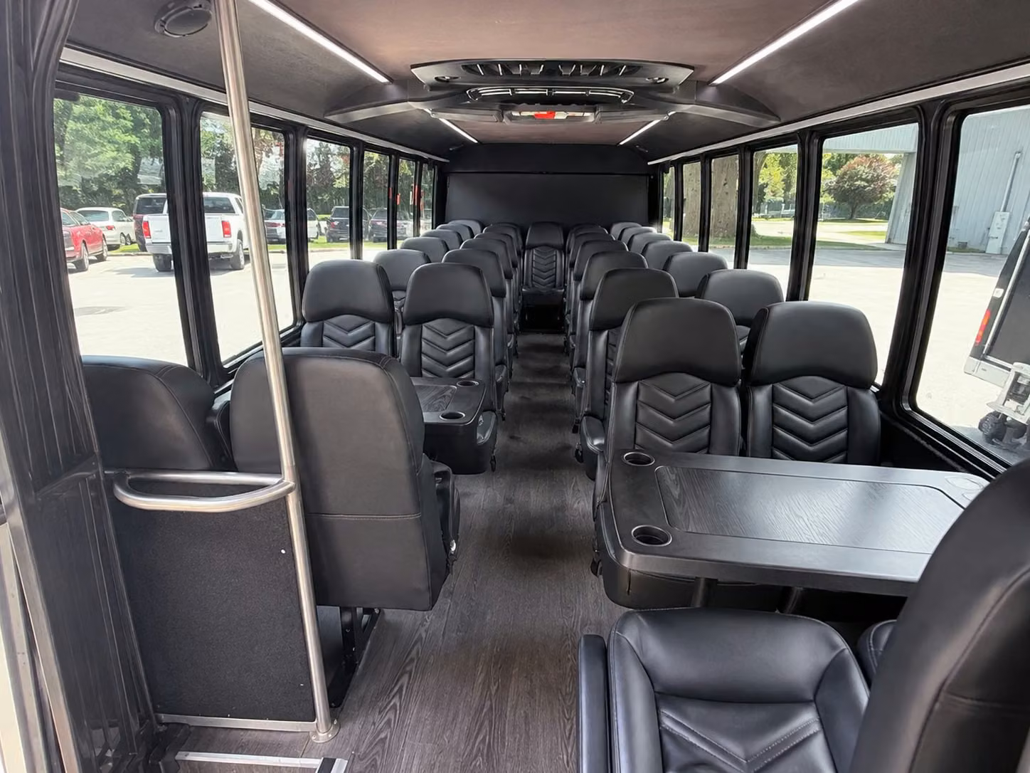 18 passenger minibus inside