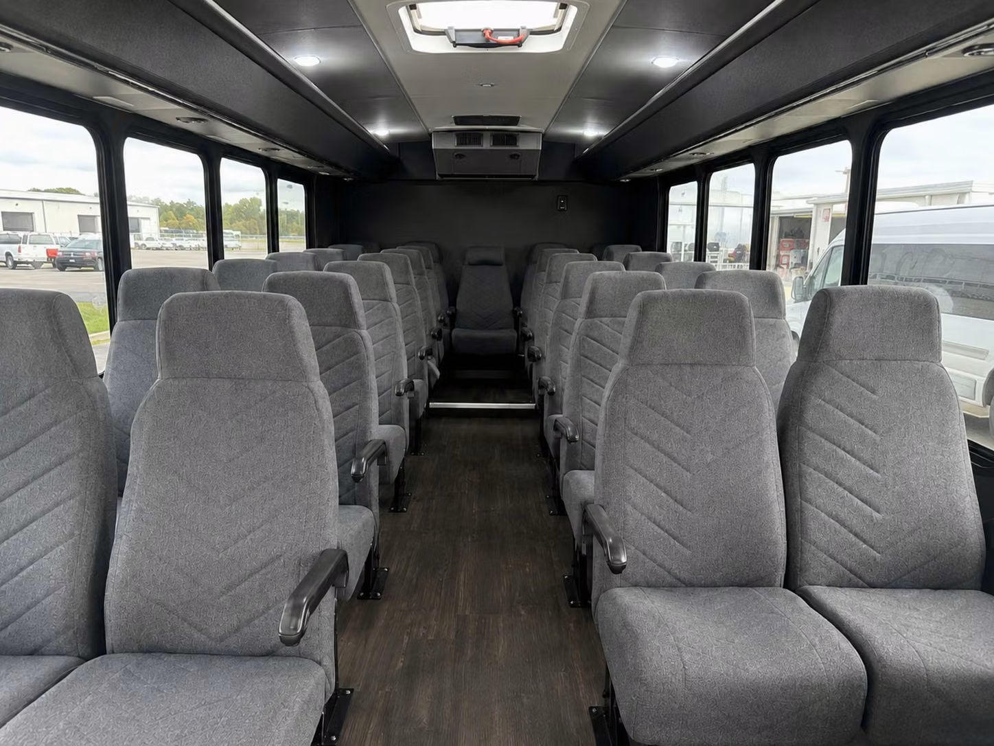 18 passenger minibus interior