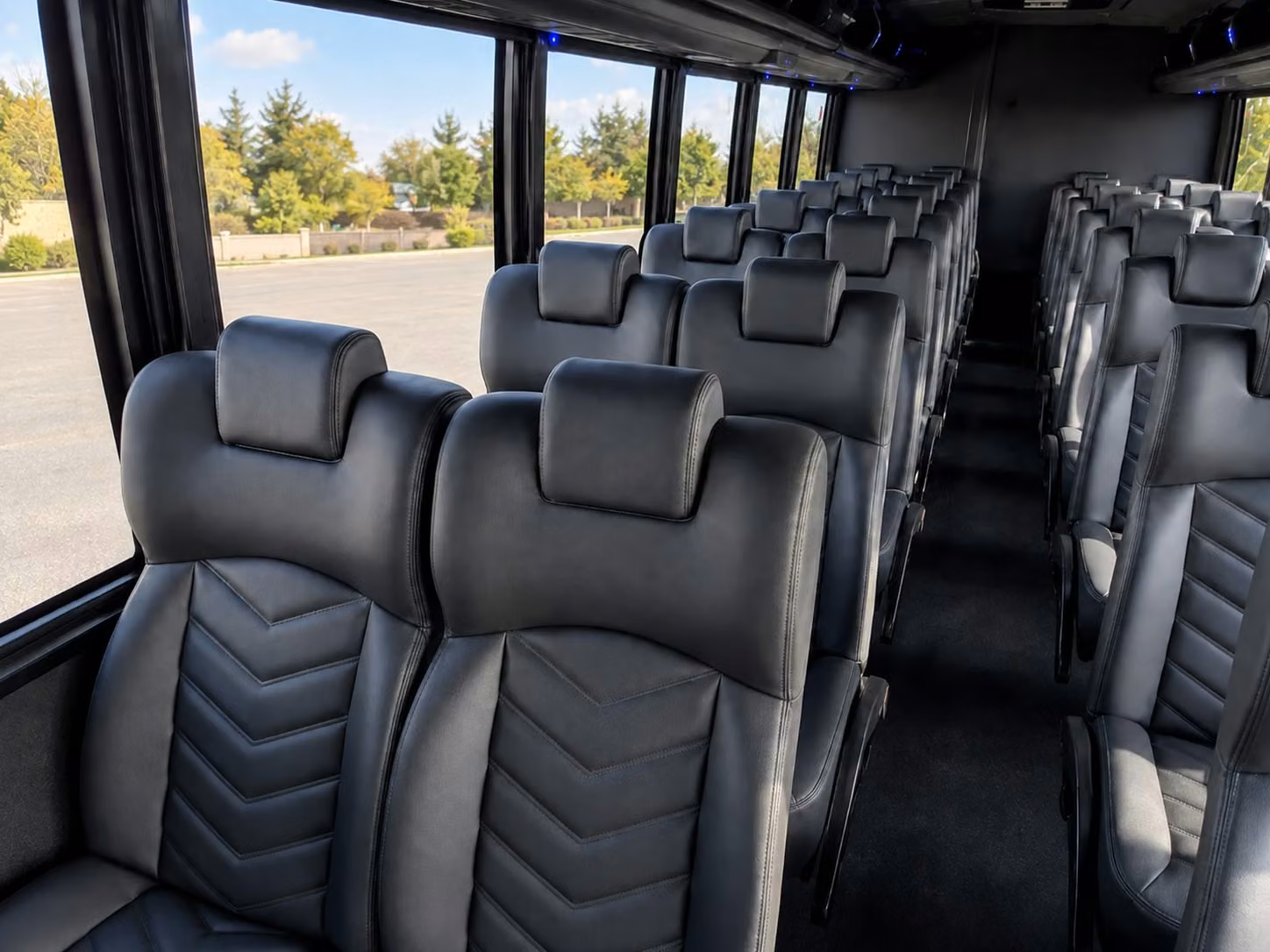 20 passenger minibus interior