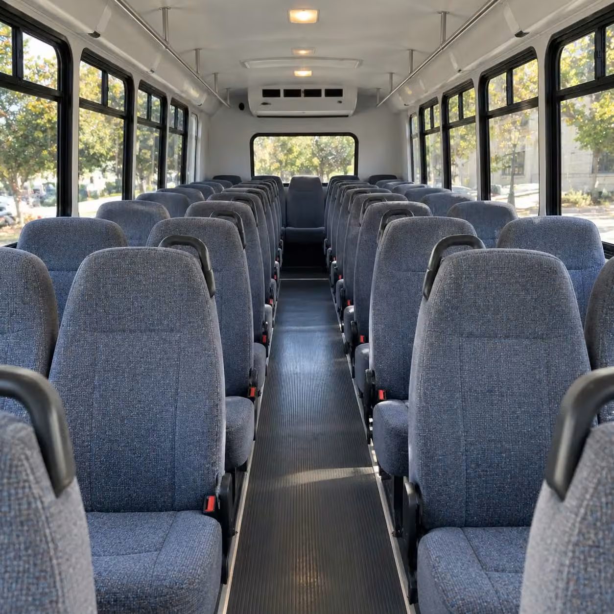 25 passenger minibus inside