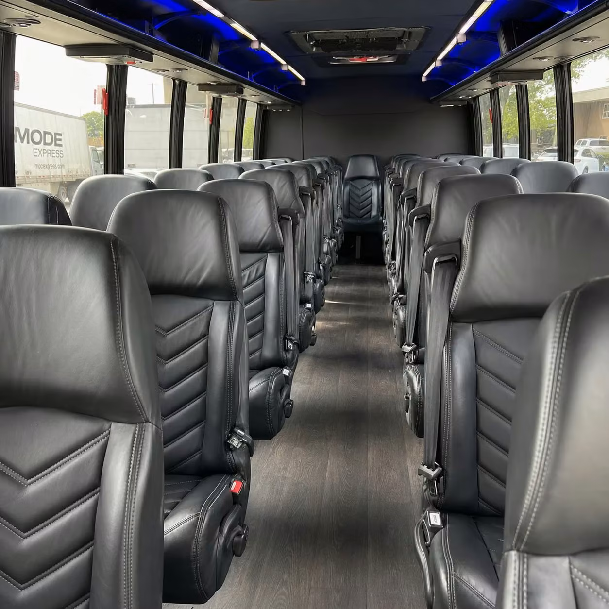 30 passenger minibus inside