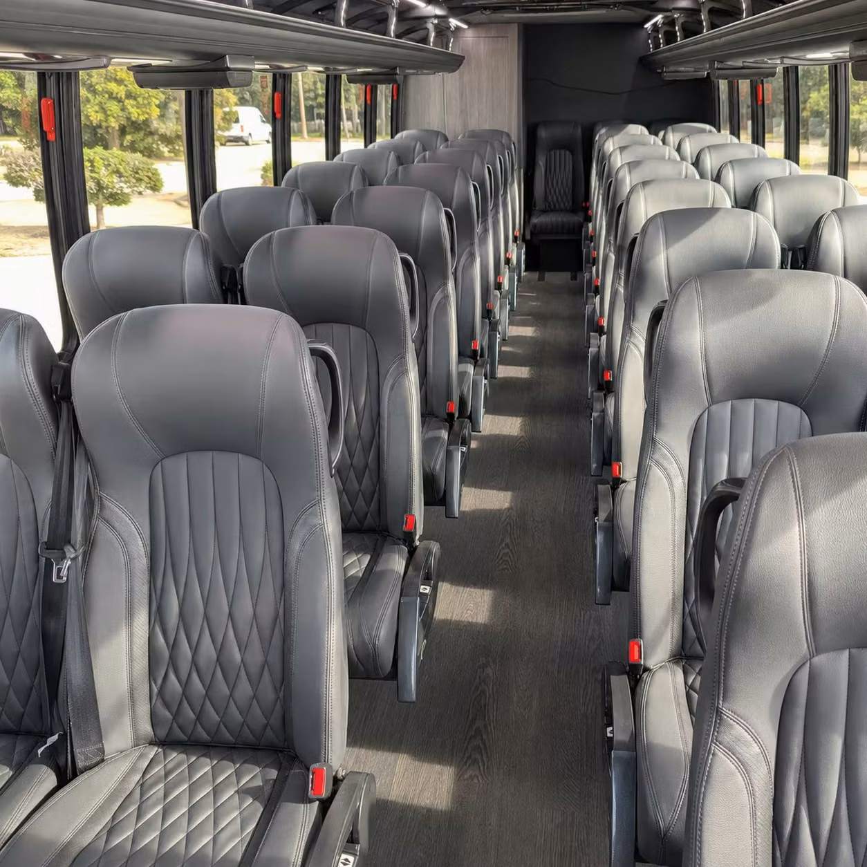 35 passenger minibus inside