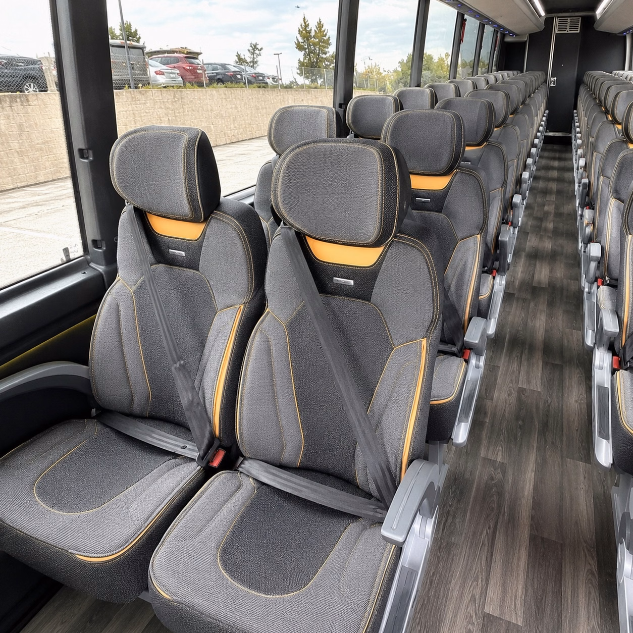 key west charter bus interior