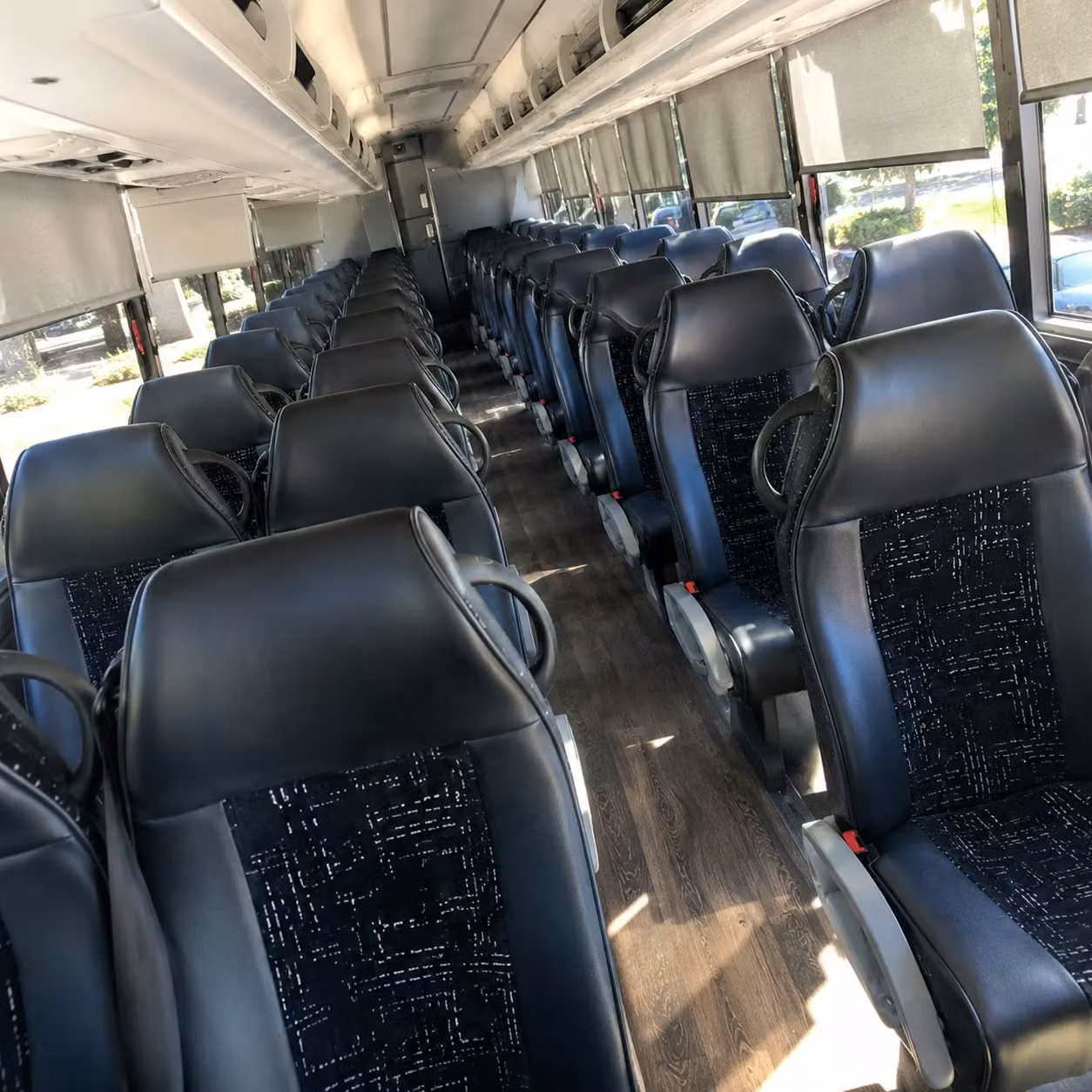 key west charter bus rental interior